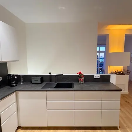 شقة Pirateninsel - Luxus-residenz Mit Privaten Spa, Kamin, Meerblick & Gym